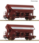 Roco 6600124 - H0 - 2-tlg. Set Schwenkdachwagen Südzucker, DB, Ep. IV